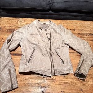 Free People Leather biker style jacket